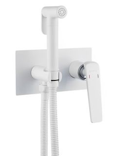 Гигиенический душ со смесителем Shevanik S8005F белый